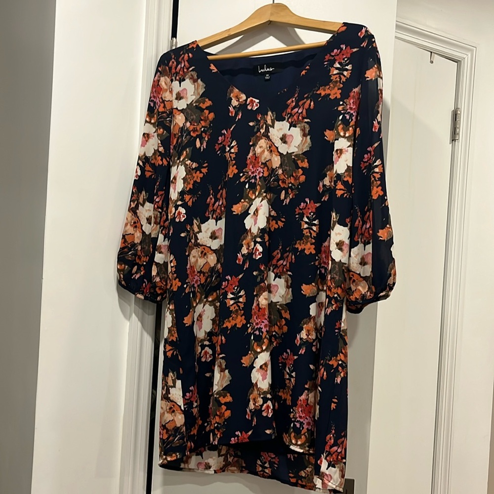 Lulus dress. Floral.